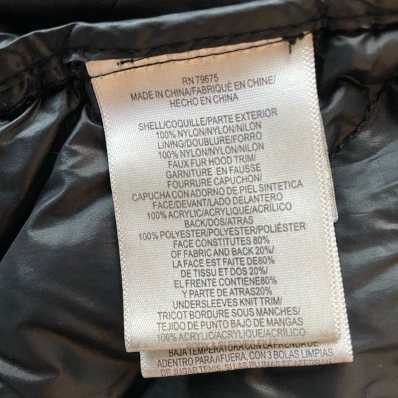 BCBGeneration Ultra Light Weight Packable Down Coat, Black, Small - Picture 9 of 12